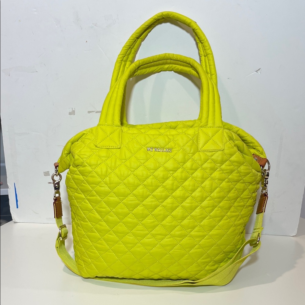 MZ Wallace Medium Metro Tote Deluxe – Bright Yellow